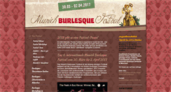 Desktop Screenshot of munich-burlesque-festival.com